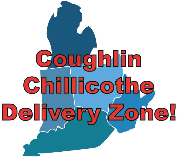 Coughlin Chevrolet Buick GMC of Chillicothe Delivery Zone Map