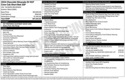 2024 Chevrolet Silverado EV RST