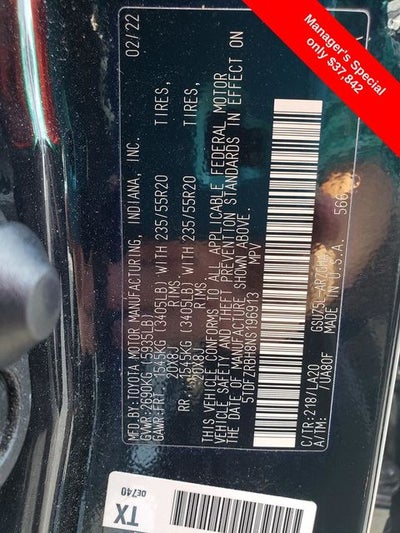 2022 Toyota Highlander Platinum