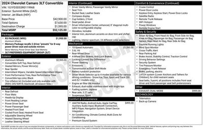 2024 Chevrolet Camaro 3LT