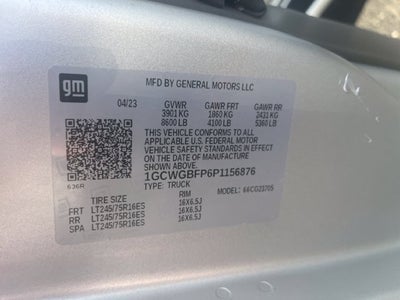 2023 Chevrolet Express Cargo Van Explorer Conversion