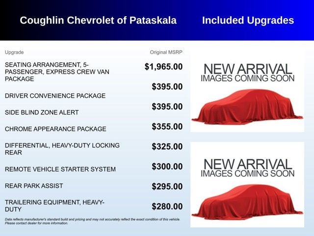 2023 Chevrolet Express Cargo Van Explorer