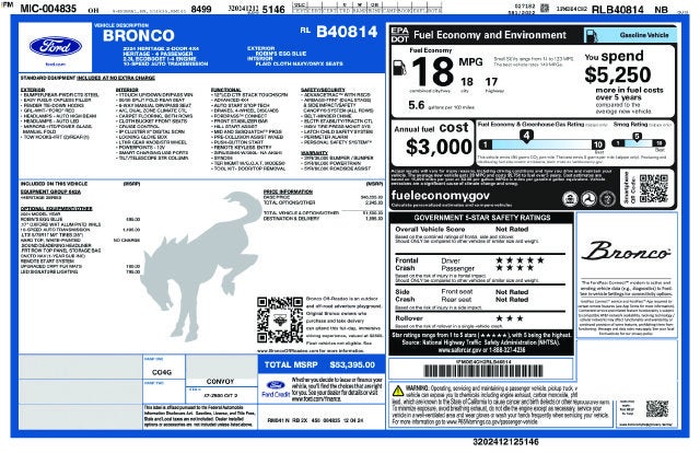 2024 Ford Bronco Heritage Edition