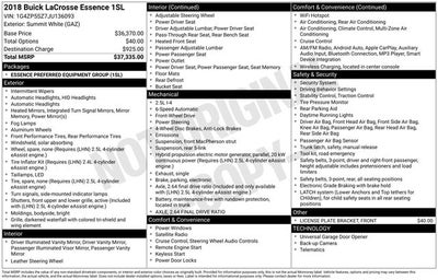 2018 Buick LaCrosse Essence