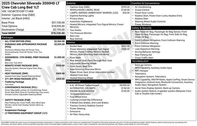 2025 Chevrolet Silverado 3500HD LT
