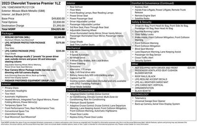 2023 Chevrolet Traverse Premier