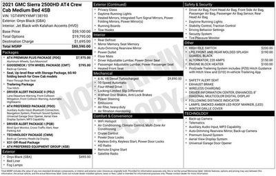 2021 GMC Sierra 2500HD AT4