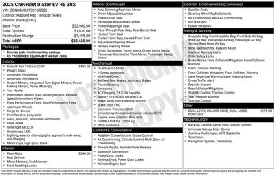 2025 Chevrolet Blazer EV RS