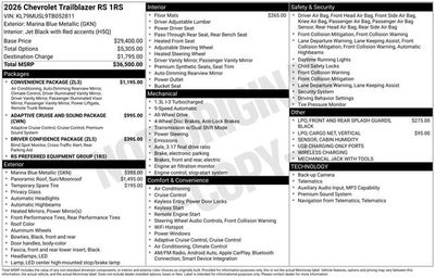 2026 Chevrolet Trailblazer RS