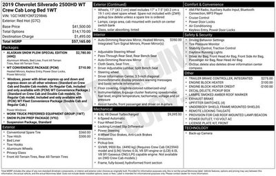 2019 Chevrolet Silverado 2500HD Work Truck