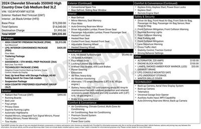 2024 Chevrolet Silverado 3500HD High Country