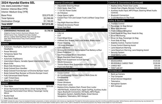 2024 Hyundai Elantra SEL