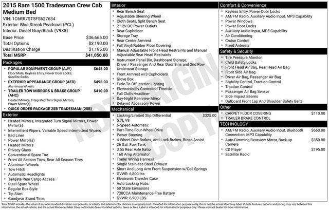 2015 RAM 1500 Tradesman