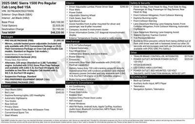 2025 GMC Sierra 1500 Pro