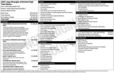 2022 Jeep Wrangler Unlimited High Tide
