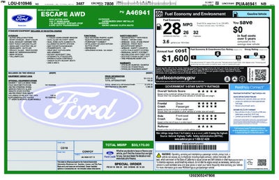 2023 Ford Escape Active