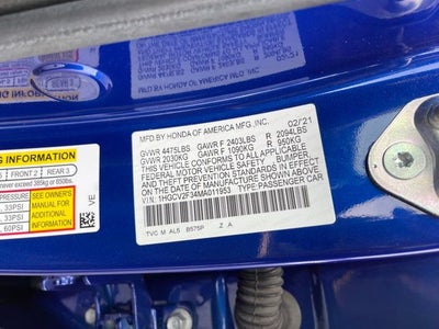 2021 Honda Accord Sport 2.0T