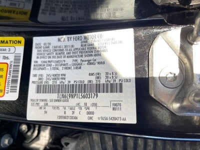 2020 Lincoln Continental Reserve