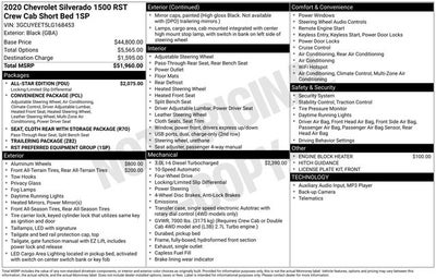 2020 Chevrolet Silverado 1500 RST