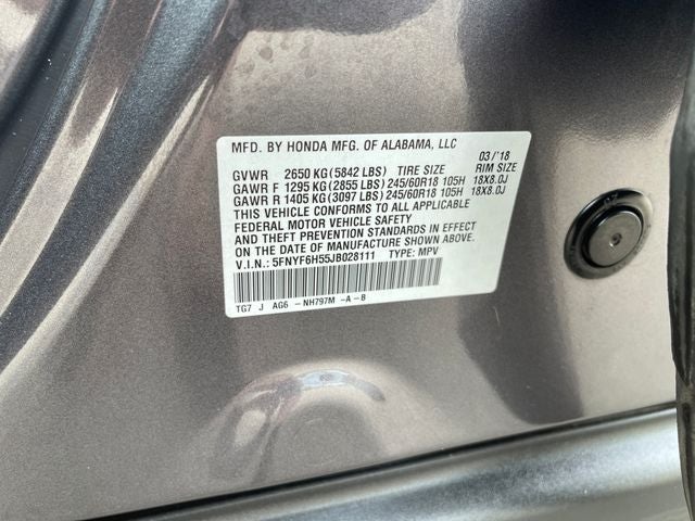 2018 Honda Pilot EX-L