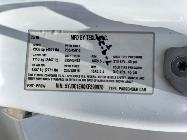 2019 Tesla Model 3 Mid Range
