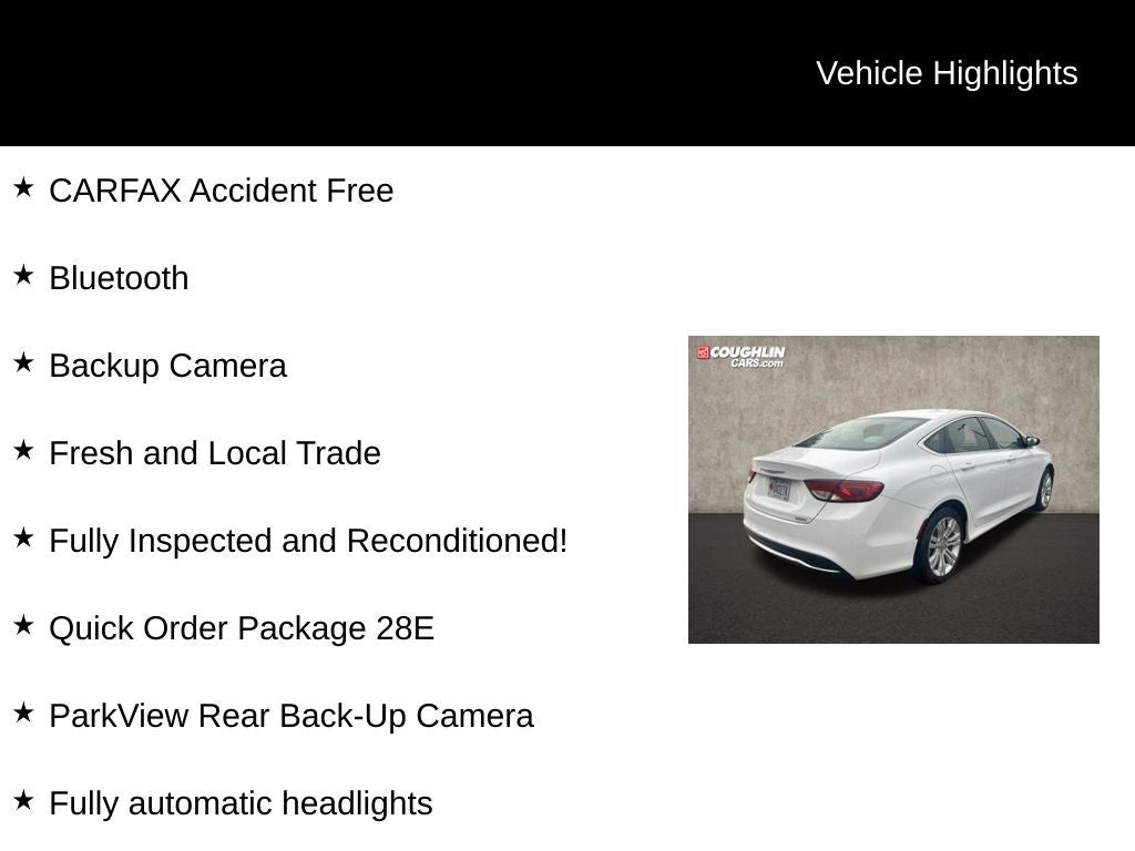 2015 Chrysler 200 Limited