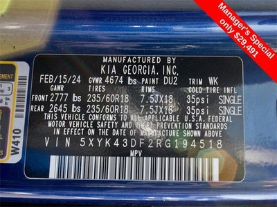 2024 Kia Sportage SX