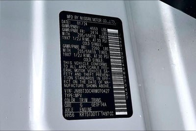 2024 Nissan Rogue Platinum