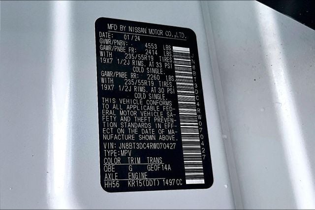 2024 Nissan Rogue Platinum
