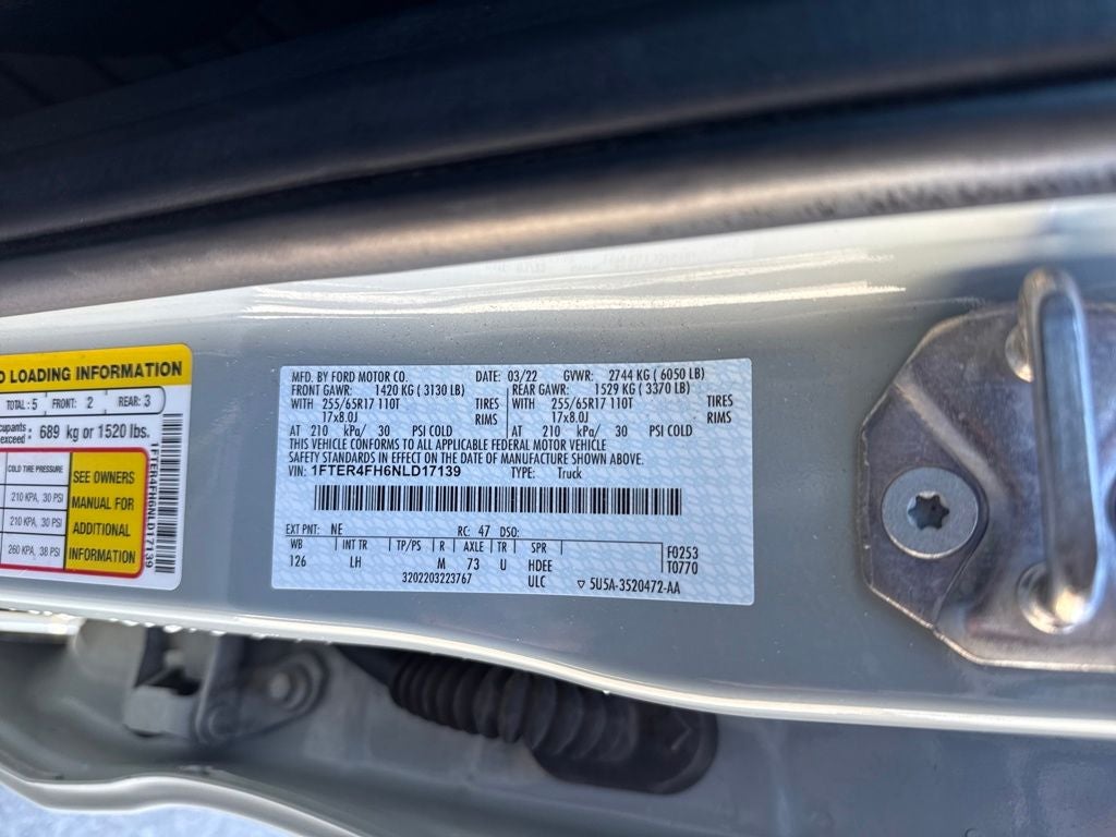 2022 Ford Ranger XL STX