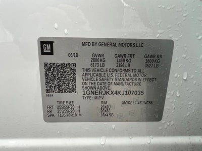 2019 Chevrolet Traverse RS 2LT