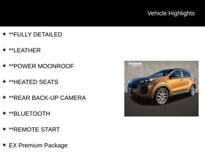 2018 Kia Sportage EX