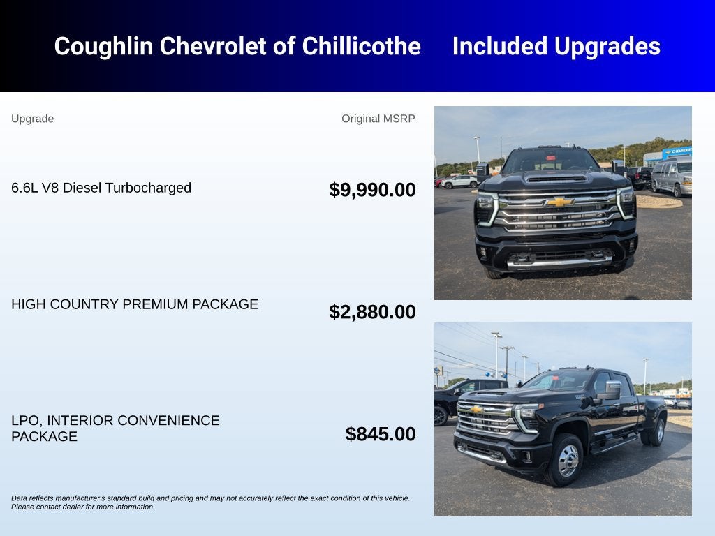2026 Chevrolet Silverado 3500 HD High Country DRW