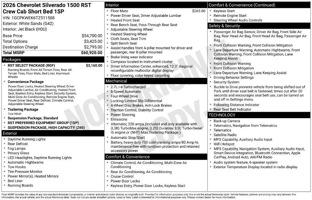2026 Chevrolet Silverado 1500 RST - Photo 25