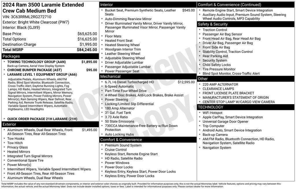 2024 RAM 3500 Laramie