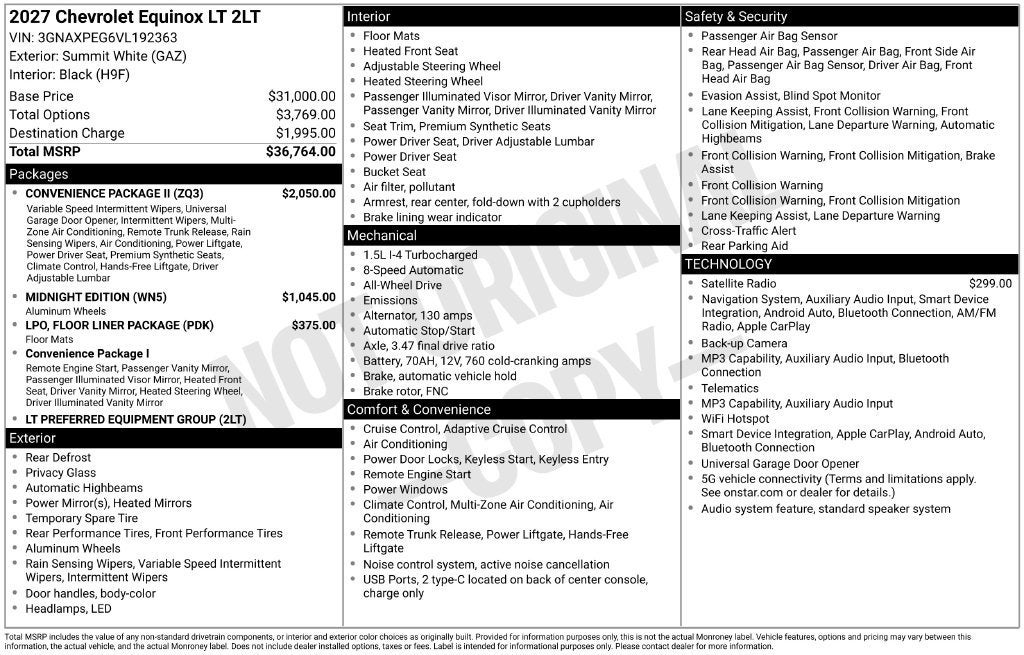 2027 Chevrolet Equinox LT - Photo 23