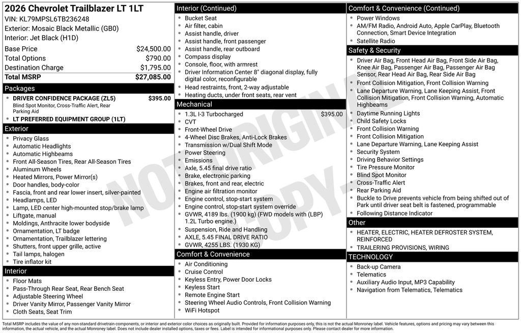 2026 Chevrolet Trailblazer LT - Photo 46