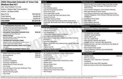 2026 Chevrolet Colorado LT
