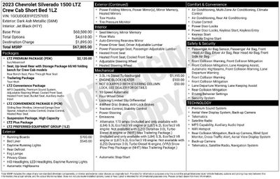 2023 Chevrolet Silverado 1500 LTZ