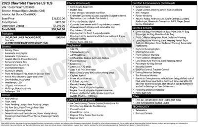 2023 Chevrolet Traverse LS