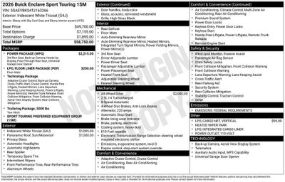 2026 Buick Enclave Sport Touring