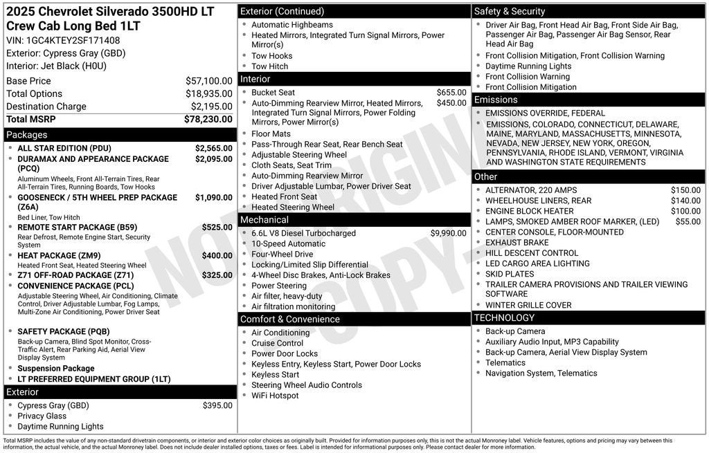 2025 Chevrolet Silverado 3500 HD LT