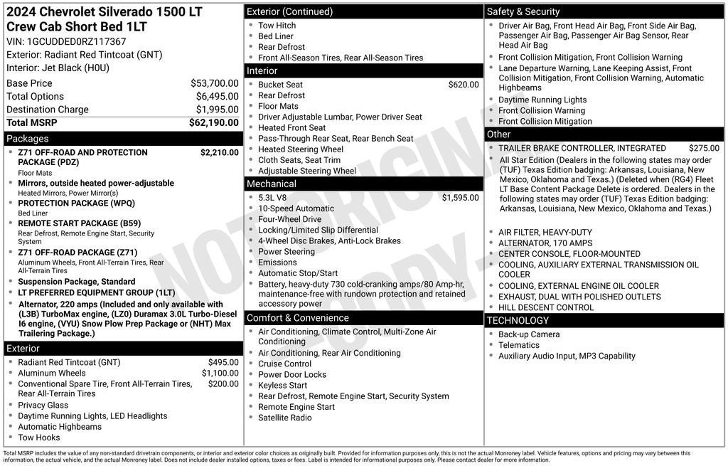 2024 Chevrolet Silverado 1500 LT