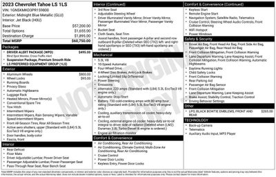 2023 Chevrolet Tahoe LS