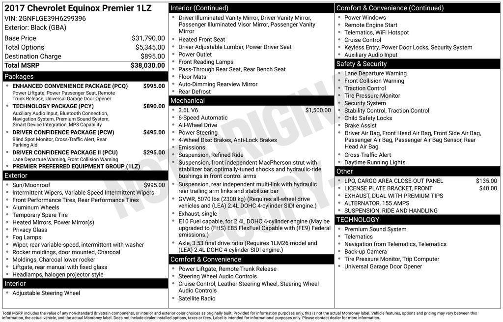2017 Chevrolet Equinox Premier