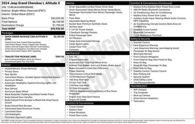 2024 Jeep Grand Cherokee L Altitude X
