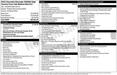 2025 Chevrolet Silverado 3500 HD High Country