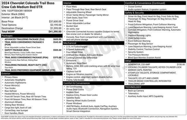 2024 Chevrolet Colorado Trail Boss