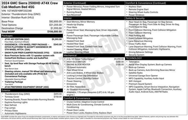 2024 GMC Sierra 2500 HD AT4X