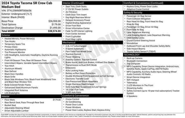 2024 Toyota Tacoma 4WD SR